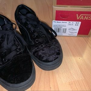 Black Velvet Vans